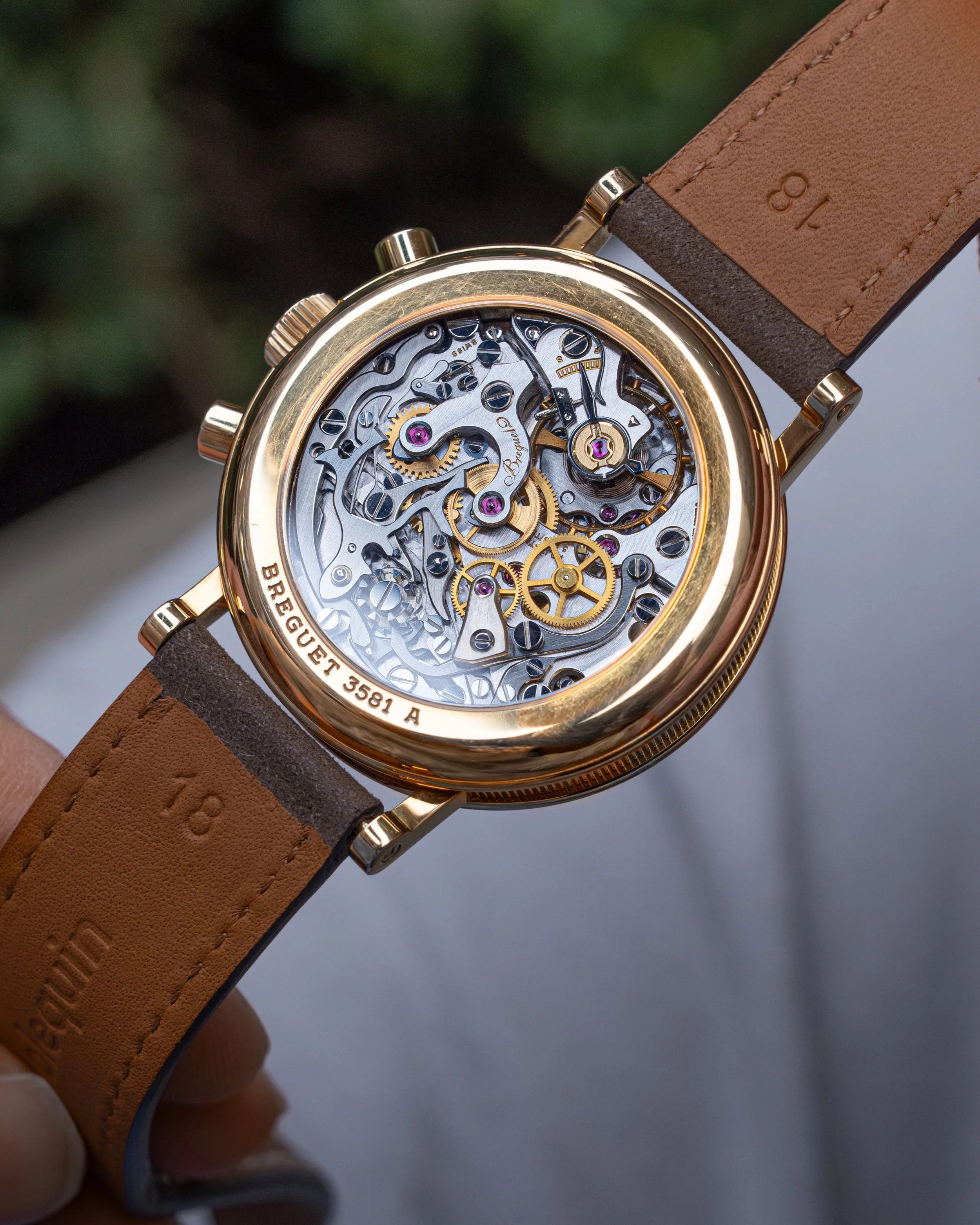 1989 Breguet Classique Chronograph Early 3230 ft 'Display-back